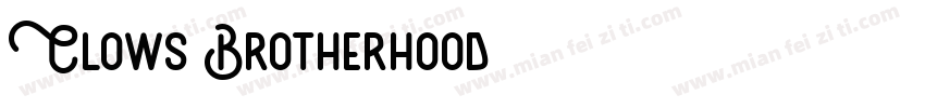 Clows Brotherhood字体转换